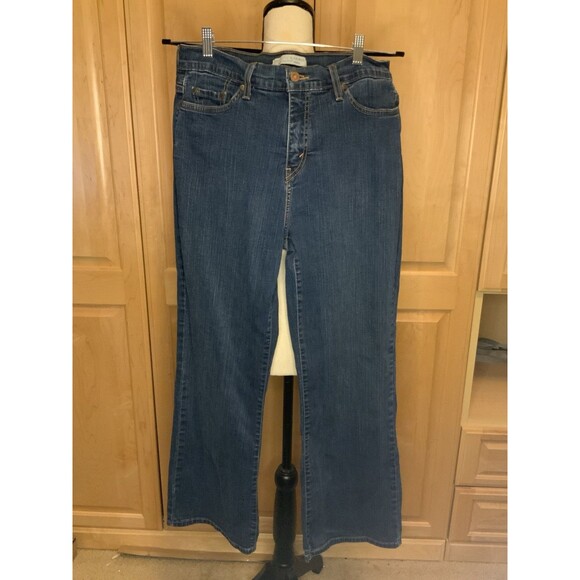 Levi’s Strauss Women’s 14 Short Stretchy Perfectly Slimming 512 Bootcut Jeans - Picture 1 of 14